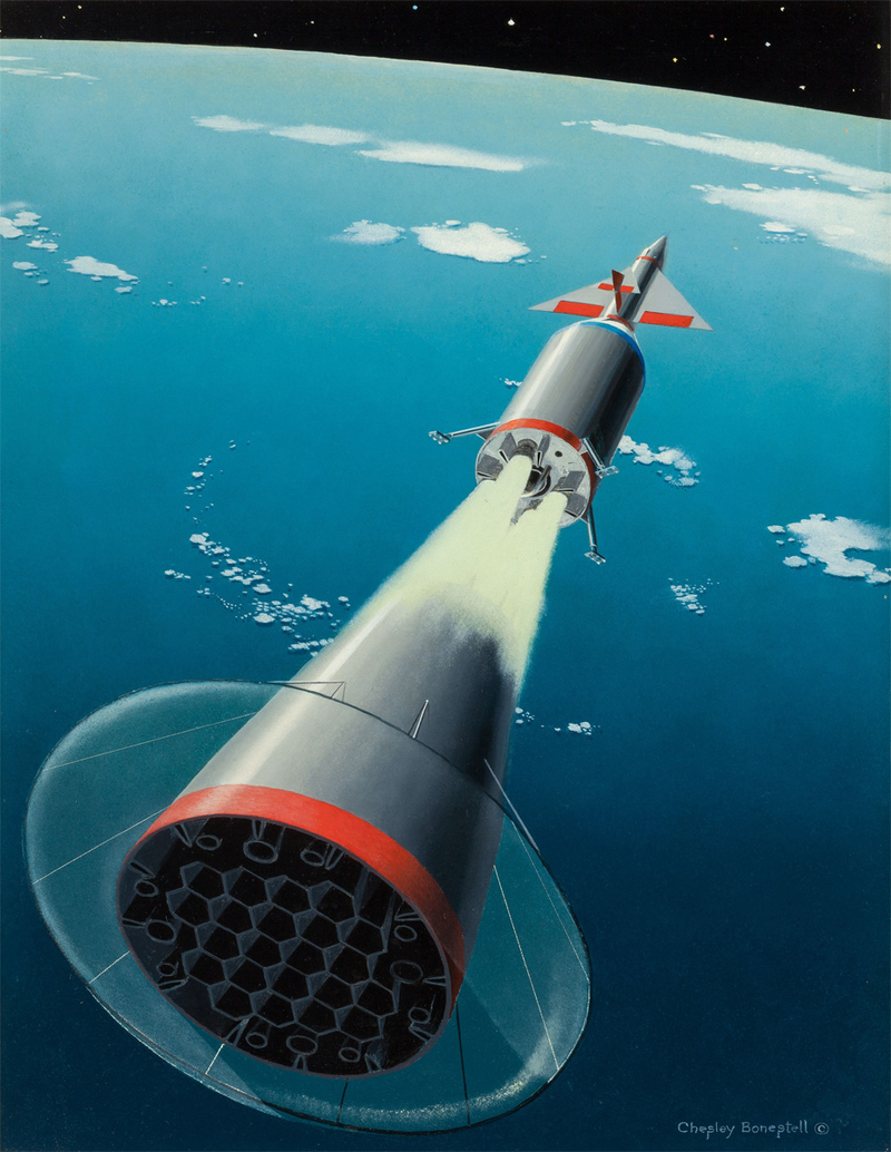 Illustration for article titled The Beautiful Art That Helped Inspire Space Travel